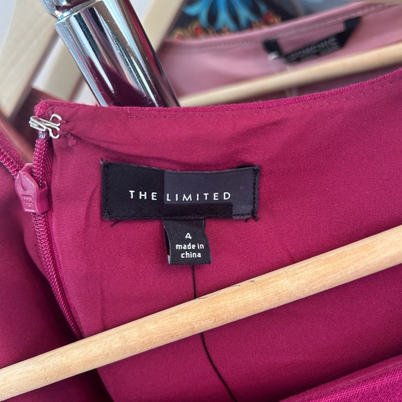 The Limited plum Sheath dress Size 4 - Picture 3 of 7